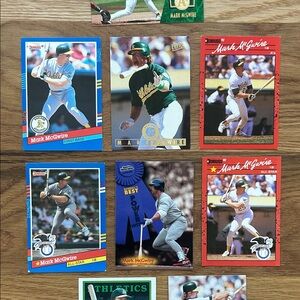Mark McGwire Baseball Card Collection